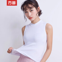 女半高领背心