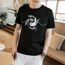 G&BOX 短袖 男士T恤 黑色 XL，L，XXL，M，XXXL