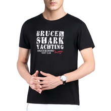 布魯斯鯊魚（Bruce & Shark） 短袖 男士T恤 黑色 