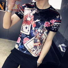 C2潮朝（C2 CHAO CHAO） 短袖 男士T恤 帝王 S，XL，L，M，XXXL，XXL