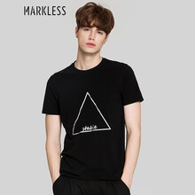 MARKLESS 短袖 男士T恤 黑色 XL，L，XXXL，XXL，M