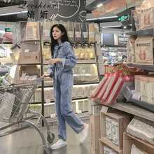 婍妡（Qeeshine） 中腰 連衣褲 女 長(cháng)褲 牛仔褲