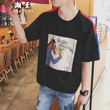 潮至（CHAOZHI） 短袖 男士T恤 黑色 XL，L，XXL，M