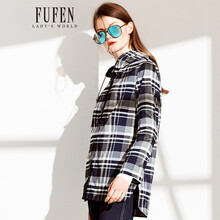 FUFEN 連帽 長袖 女 短外套 