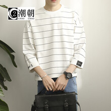 C2潮朝（C2 CHAO CHAO） 七分袖 男士T恤 白色 XL，L，XXL，XXXL，M