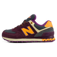 NEW BALANCE跑步鞋酒紅色WL574TSX 35