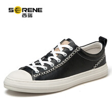 西瑞（serene）男士黑色白底 40