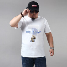 K L B ZHE 短袖 男士T恤 大7 白色 加大