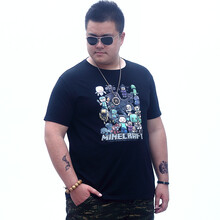 統(tǒng)奧（TELONAOEL） 短袖 男士T恤 黑色-9006款-1堆小人 XXXL