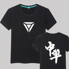 古萊登（GODLIKE） 短袖 男士T恤 黑T白圖中單 