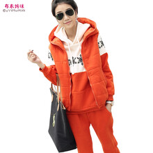 喜孕娇孕妇装秋冬装时尚大码动动套装孕妇保暖