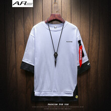 AR 七分袖 男士T恤 白色 S，XL，L，M，XXXL，XXL