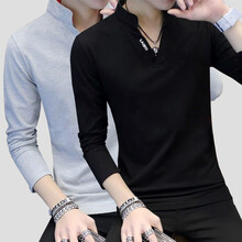 楚帝（TRIASIADEE） 長(cháng)袖 男士T恤 1603灰+黑 