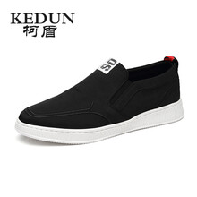 柯盾（KEDUN）男士18038黑色套腳 38