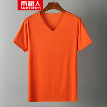 南極人（Nanjiren） 短袖 男士T恤 桔紅色 XL，L，XXXL，M，XXL