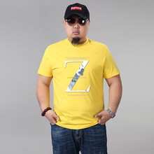 傲信鳥(niǎo) 短袖 男士T恤 (字母Z)黃色 
