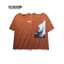 viishow 短袖 男士T恤 焦糖色 