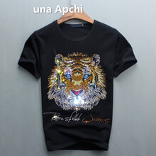 una Apchi 短袖 男士T恤 黑色 XL，L，XXXL，M，XXL