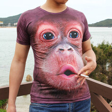 洛萊娜（ROBE DE REINE） 短袖 男士T恤 嘟嘟猴 S，XL，L，M