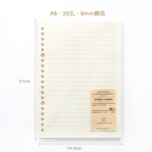 空白活頁20孔