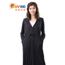 UV100 連帽 長(cháng)袖 女 短外套 抽繩