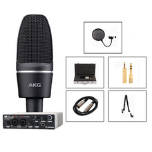 AKG  支撐式 麥克風(fēng) AKG C3000+UR22MK2 聲卡套餐