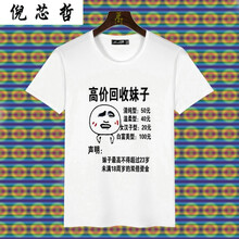倪芯哲（N.XINZHE） 短袖 男士T恤 回收妹子 M