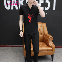 古萊登（GODLIKE） 長袖 男士T恤 臉譜黑色一套 XL，L，XXXL，M，XXL