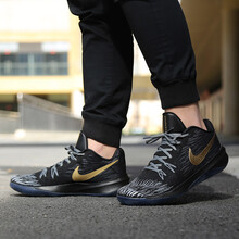 耐克（NIKE）籃球鞋黑金屬金黃908978-090 41