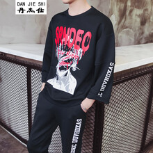 丹杰仕（DAN JIE SHI） 七分袖 男士T恤 黑色 XL，L，XXL，M，XXXL