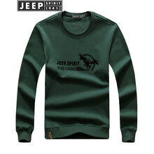Jeep 長(zhǎng)袖 男士T恤 墨綠色 XL，L，XXXL，M，XXL