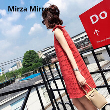 蜜莎蜜拉（Mirza Mirror） 純色 蝴蝶結 連衣裙