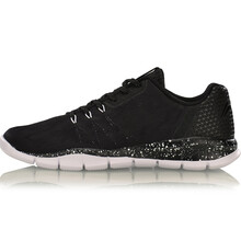 李寧（LI-NING）跑步鞋黑/鐵青灰/白 