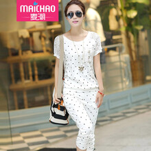 婕诗娅2014秋季新款韩版女印花薄长袖卫衣运