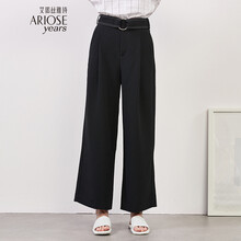 艾諾絲雅詩(shī) 高腰 闊腳褲 女 長(cháng)褲 休閑褲
