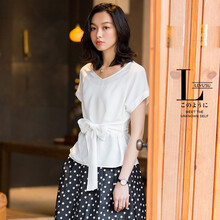 藝元素  短袖 T恤 女 V領(lǐng)