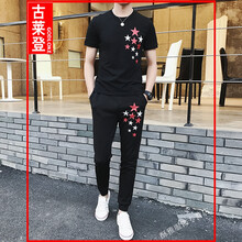 古萊登（GODLIKE） 短袖 男士T恤 T66黑色 