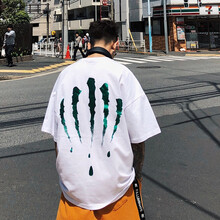 SuaMoment 短袖 男士T恤 白色三代綠爪 