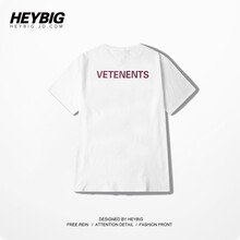 HEYBIG 短袖 男士T恤 白色(（不反光）) 
