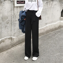 ulici 高腰  女 長褲 休閑褲