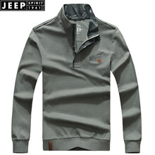 JEEP 長(zhǎng)袖 男士T恤 中灰色 XL，L，XXXL，XXL，M