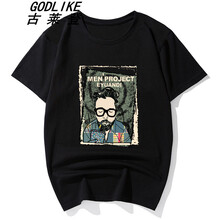 古萊登（GODLIKE） 短袖 男士T恤 黑色(方框男) XL，L，XXL，M，XXXL