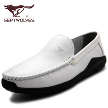七匹狼（SEPTWOLVES）男士 白色 39