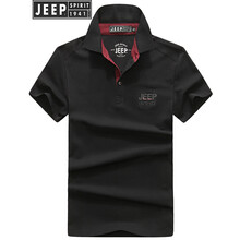 Jeep 短袖 男士T恤 89037黑色 