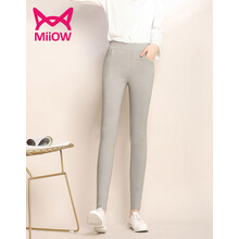 貓人（MiiOW） 高腰 哈倫褲 女 九分褲 休閑褲