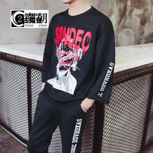 古萊登（GODLIKE） 七分袖 男士T恤 黑色A418D372 XL，L，XXXL，XXL，M