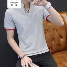 鼎度（DINGDU） 短袖 男士T恤 灰色378 XL，L，XXL，XXXL，M