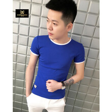 C2潮朝（C2 CHAO CHAO） 短袖 男士T恤  寶藍 