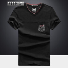 Jeep 短袖 男士T恤 黑色 XL，L，M，XXL，XXXL