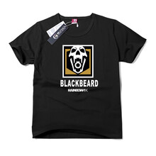 十一宮 短袖 男士T恤 BLACKBEARD款-黑 